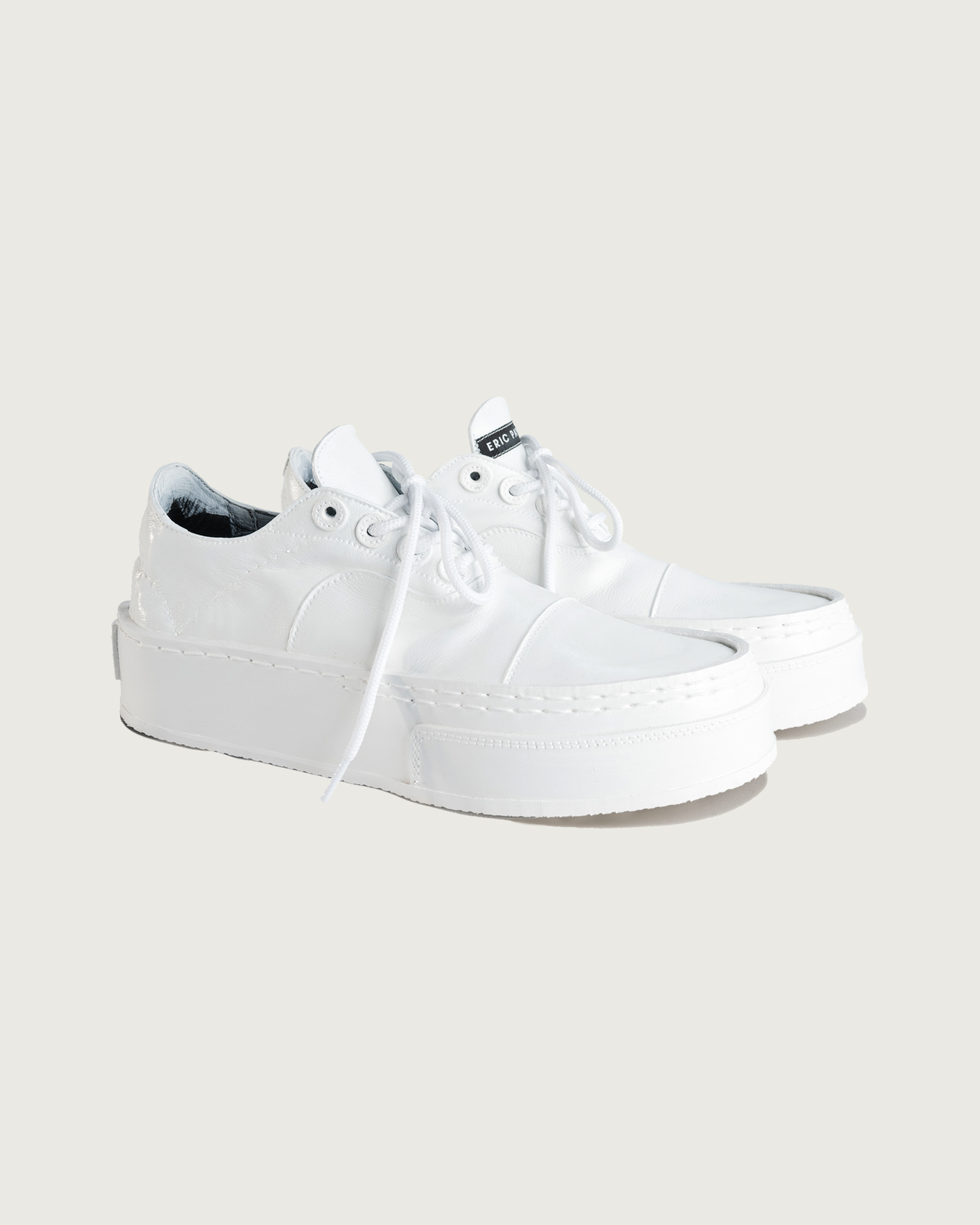 oxford black leather painted white