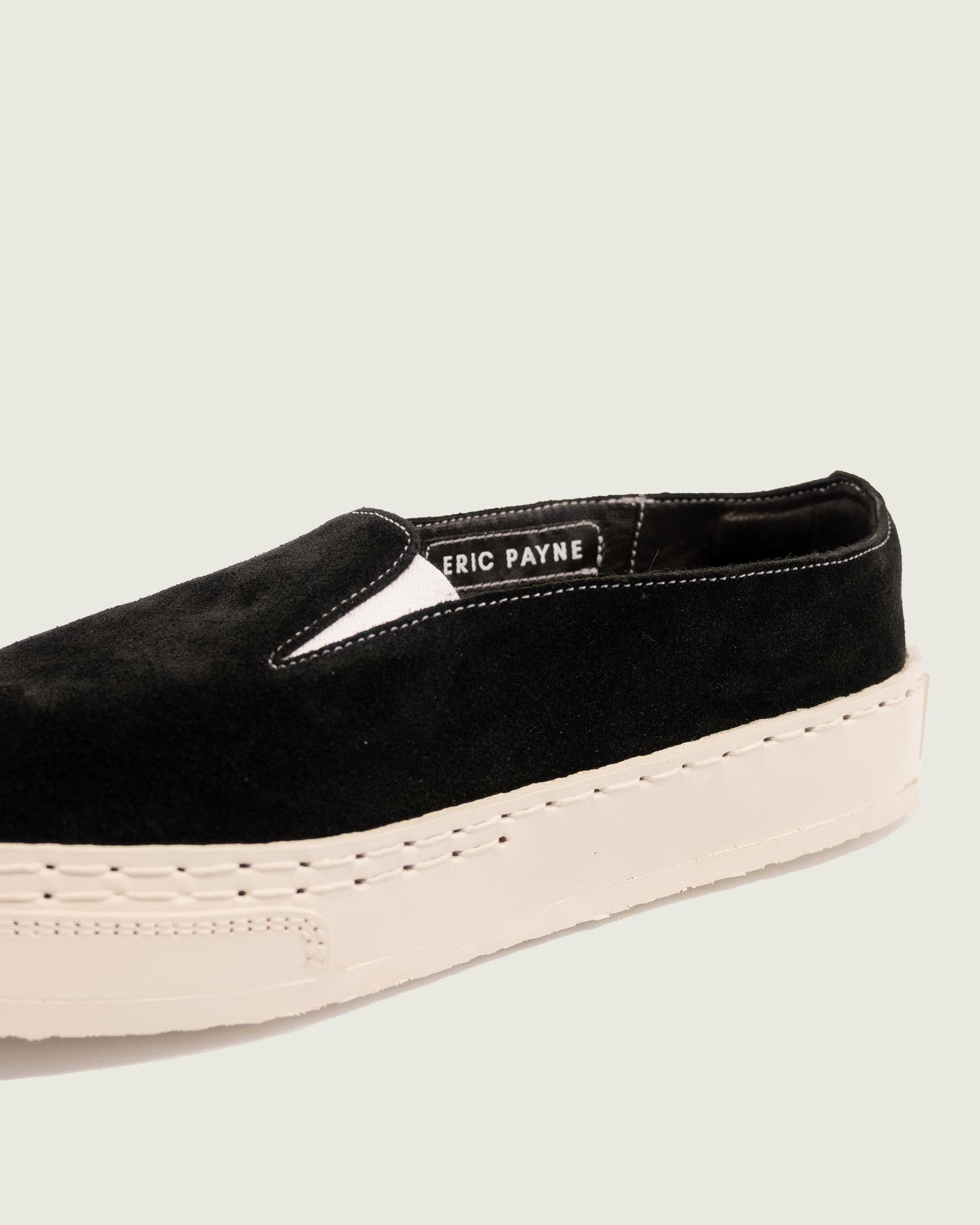 slip-on suede black