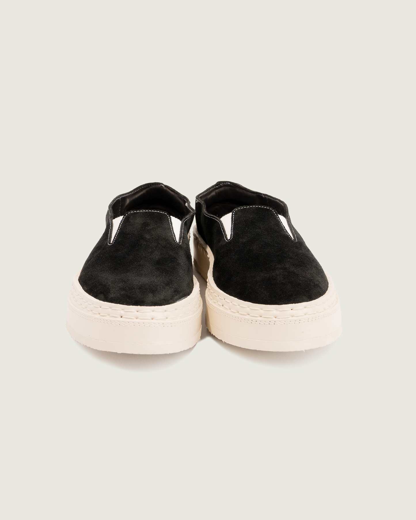 slip-on suede black