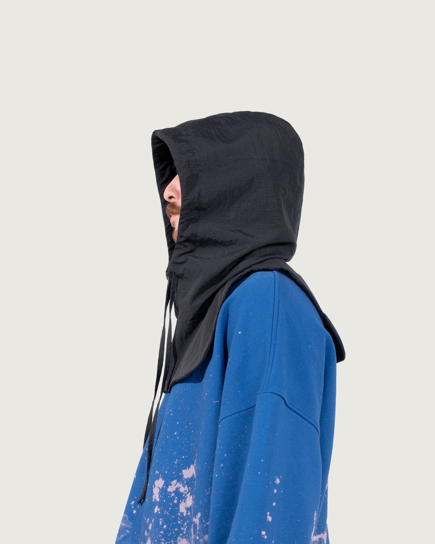 ripstop hood black