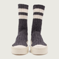 stocking boot grey/cream