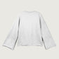 bell sleeve crew neck m.grey