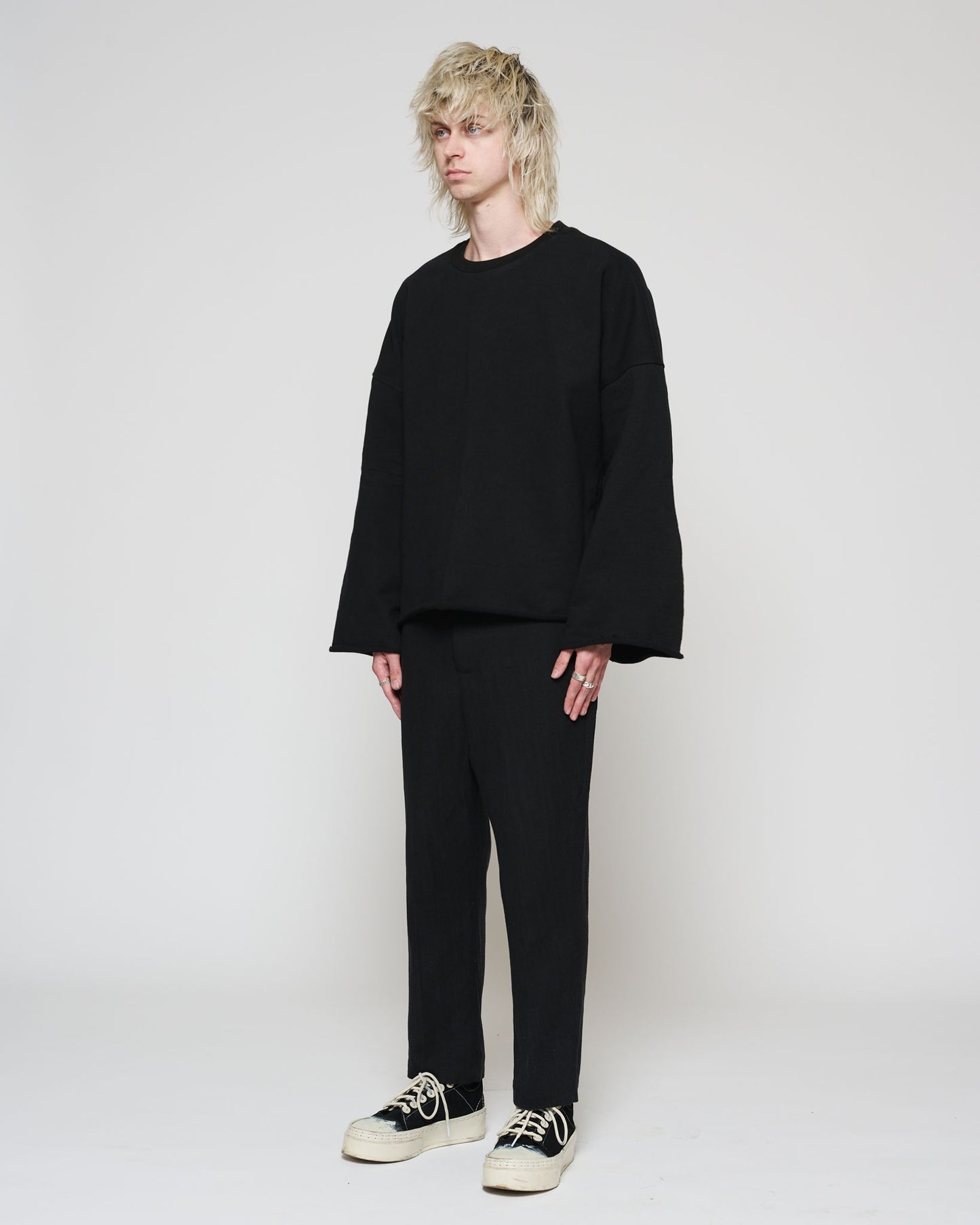 faded linen mega pkt pants